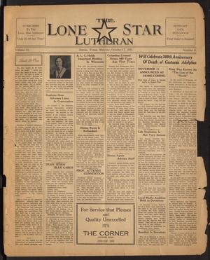 Primary view of object titled 'The Lone Star Lutheran (Seguin, Tex.), Vol. 15, No. 2, Ed. 1 Monday, October 17, 1932'.