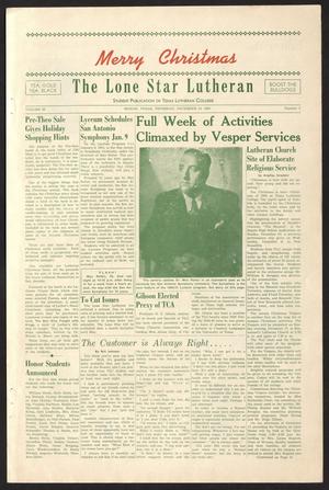 The Lone Star Lutheran (Seguin, Tex.), Vol. 32, No. 5, Ed. 1 Thursday, December 14, 1950