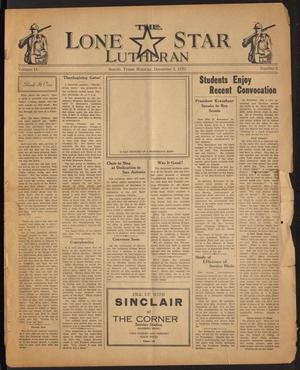 The Lone Star Lutheran (Seguin, Tex.), Vol. 15, No. 5, Ed. 1 Monday, November 21, 1932