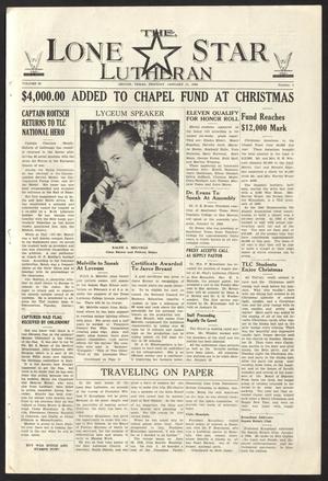 The Lone Star Lutheran (Seguin, Tex.), Vol. 26, No. 4, Ed. 1 Tuesday, January 11, 1944