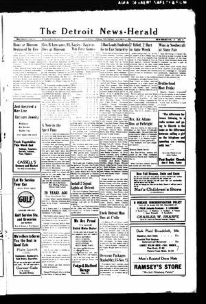 The Detroit News-Herald (Detroit, Tex.), Vol. 25, No. 28, Ed. 1 Thursday, October 9, 1952
