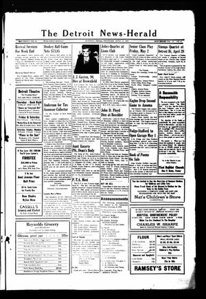 The Detroit News-Herald (Detroit, Tex.), Vol. 25, No. 4, Ed. 1 Thursday, April 24, 1952