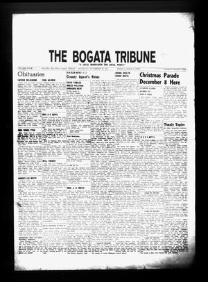 Primary view of object titled 'The Bogata Tribune (Bogata, Tex.), Vol. 4, No. 29, Ed. 1 Thursday, November 30, 1961'.