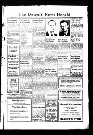 The Detroit News-Herald (Detroit, Tex.), Vol. 25, No. 21, Ed. 1 Thursday, August 21, 1952