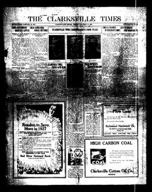 Primary view of object titled 'The Clarksville Times (Clarksville, Tex.), Vol. 55, No. [1], Ed. 1 Friday, January 14, 1927'.