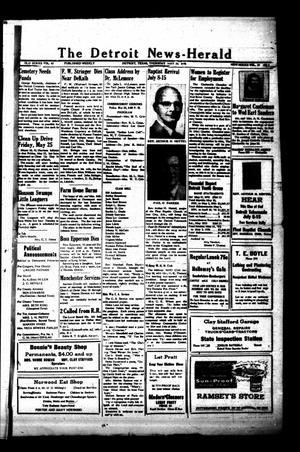 The Detroit News-Herald (Detroit, Tex.), Vol. 29, No. 8, Ed. 1 Thursday, May 24, 1956