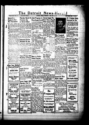 The Detroit News-Herald (Detroit, Tex.), Vol. 27, No. 48, Ed. 1 Thursday, February 24, 1955