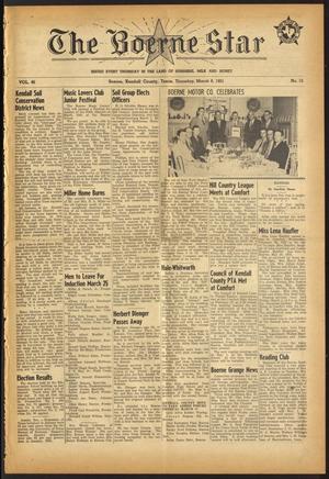The Boerne Star (Boerne, Tex.), Vol. 46, No. 13, Ed. 1 Thursday, March 8, 1951