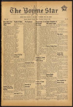 The Boerne Star (Boerne, Tex.), Vol. 46, No. 43, Ed. 1 Thursday, October 4, 1951