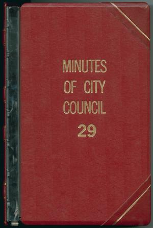 Primary view of object titled '[Abilene City Council Minutes: 1988]'.