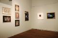 Photograph: [Photograph of Eight Paintings Hanging in an Exhibit]