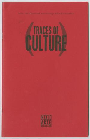 Primary view of object titled '[Pamphlet: Traces of Culture]'.