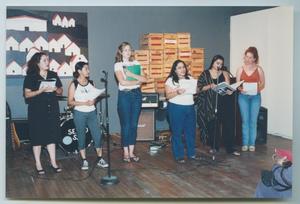 [Photograph of Singers at the Young Latino Artists Exhibit]