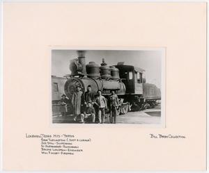 Primary view of object titled '[Group Photo in Front of T&P Train #169]'.