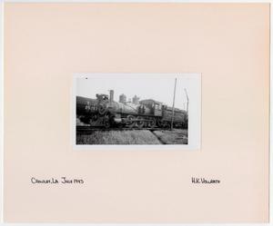 Primary view of object titled '[Train #191 in Crowley, Louisiana]'.