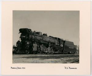 Primary view of object titled '[Original Photo of Train #900 in Mineola, Texas]'.