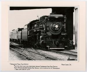 Primary view of object titled '[T&P Train #610 in Chattanooga, Tennessee]'.