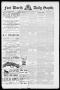 Primary view of Fort Worth Daily Gazette. (Fort Worth, Tex.), Vol. 12, No. 185, Ed. 1, Monday, January 31, 1887