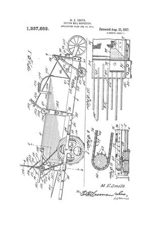 Primary view of object titled 'Cotton-Boll Harvester.'.