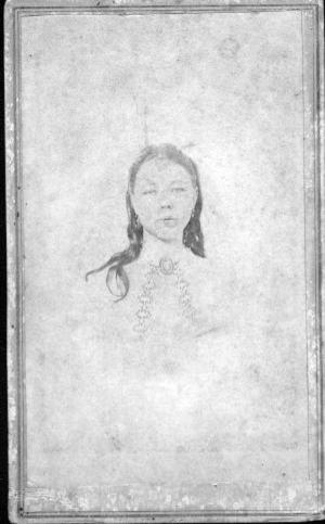 [Bust photograph of an unidentified woman]