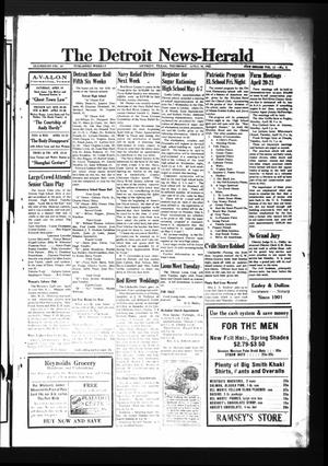 The Detroit News-Herald (Detroit, Tex.), Vol. 15, No. 3, Ed. 1 Thursday, April 16, 1942