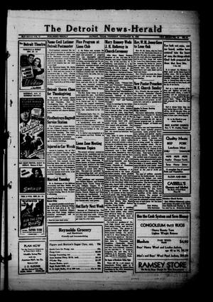 The Detroit News-Herald (Detroit, Tex.), Vol. 19, No. 34, Ed. 1 Thursday, November 20, 1947