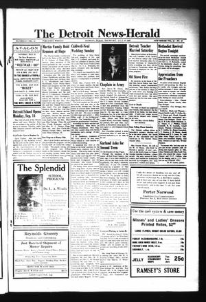 The Detroit News-Herald (Detroit, Tex.), Vol. 15, No. 17, Ed. 1 Thursday, July 23, 1942