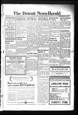 The Detroit News-Herald (Detroit, Tex.), Vol. 15, No. 24, Ed. 1 Thursday, September 17, 1942