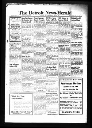 The Detroit News-Herald (Detroit, Tex.), Vol. 15, No. 6, Ed. 1 Thursday, May 7, 1942