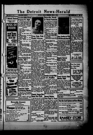 The Detroit News-Herald (Detroit, Tex.), Vol. 20, No. 11, Ed. 1 Thursday, June 10, 1948