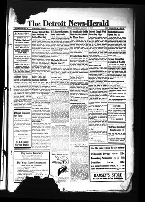 The Detroit News-Herald (Detroit, Tex.), Vol. 15, No. 41, Ed. 1 Thursday, January 14, 1943