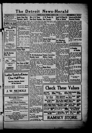 The Detroit News-Herald (Detroit, Tex.), Vol. 21, No. 52, Ed. 1 Thursday, March 30, 1950