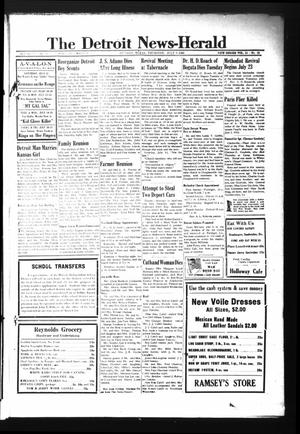 Primary view of object titled 'The Detroit News-Herald (Detroit, Tex.), Vol. 15, No. 15, Ed. 1 Thursday, July 9, 1942'.