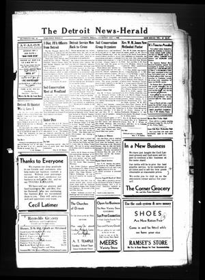 The Detroit News-Herald (Detroit, Tex.), Vol. 18, No. 31, Ed. 1 Thursday, November 1, 1945