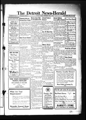 The Detroit News-Herald (Detroit, Tex.), Vol. 17, No. 43, Ed. 1 Thursday, February 8, 1945