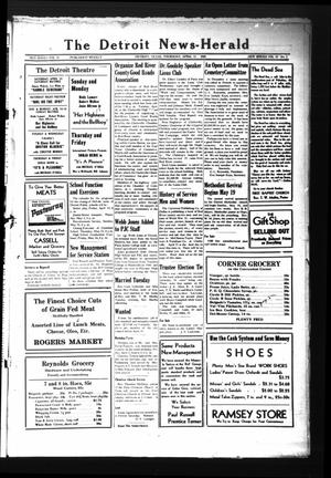 The Detroit News-Herald (Detroit, Tex.), Vol. 19, No. 2, Ed. 1 Thursday, April 11, 1946