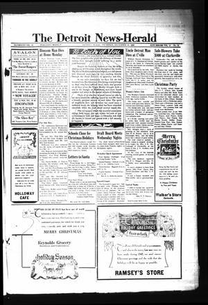 The Detroit News-Herald (Detroit, Tex.), Vol. 15, No. 38, Ed. 1 Thursday, December 24, 1942