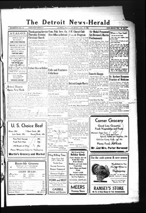 The Detroit News-Herald (Detroit, Tex.), Vol. 18, No. 34, Ed. 1 Thursday, November 22, 1945