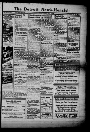 The Detroit News-Herald (Detroit, Tex.), Vol. 19, No. 18, Ed. 1 Thursday, July 31, 1947