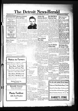 The Detroit News-Herald (Detroit, Tex.), Vol. 17, No. 52, Ed. 1 Thursday, March 29, 1945