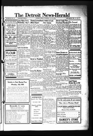 The Detroit News-Herald (Detroit, Tex.), Vol. 18, No. 17, Ed. 1 Thursday, July 26, 1945