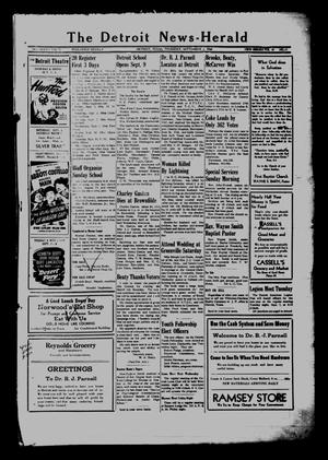 The Detroit News-Herald (Detroit, Tex.), Vol. 20, No. 23, Ed. 1 Thursday, September 2, 1948