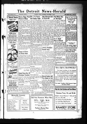 The Detroit News-Herald (Detroit, Tex.), Vol. 19, No. 36, Ed. 1 Thursday, December 12, 1946