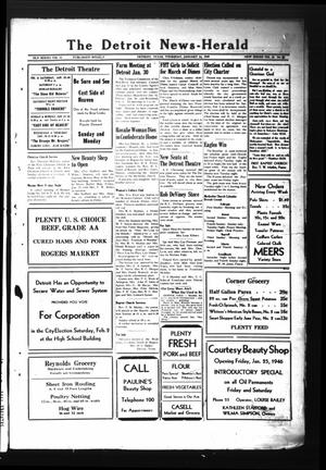 The Detroit News-Herald (Detroit, Tex.), Vol. 18, No. 42, Ed. 1 Thursday, January 24, 1946