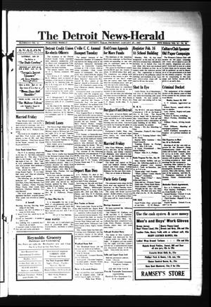 The Detroit News-Herald (Detroit, Tex.), Vol. 14, No. 35, Ed. 1 Thursday, January 22, 1942