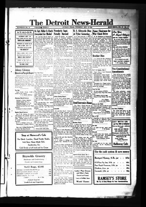 The Detroit News-Herald (Detroit, Tex.), Vol. 17, No. 25, Ed. 1 Thursday, September 28, 1944