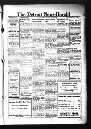 The Detroit News-Herald (Detroit, Tex.), Vol. 18, No. 2, Ed. 1 Thursday, April 12, 1945