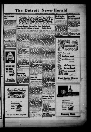 The Detroit News-Herald (Detroit, Tex.), Vol. 23, No. 38, Ed. 1 Thursday, December 21, 1950