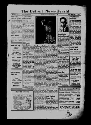 The Detroit News-Herald (Detroit, Tex.), Vol. 21, No. 9, Ed. 1 Thursday, June 2, 1949