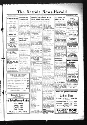 The Detroit News-Herald (Detroit, Tex.), Vol. 19, No. 25, Ed. 1 Thursday, September 26, 1946